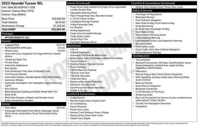 2023 Hyundai Tucson SEL