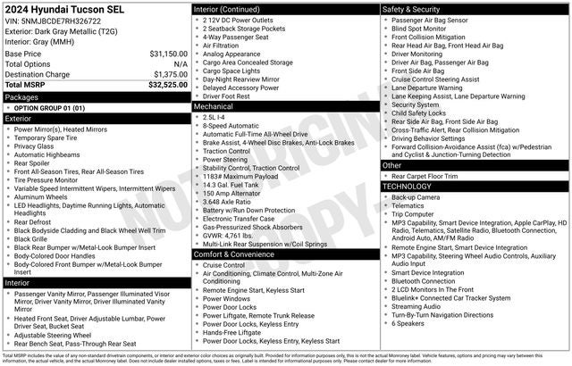 2024 Hyundai Tucson SEL
