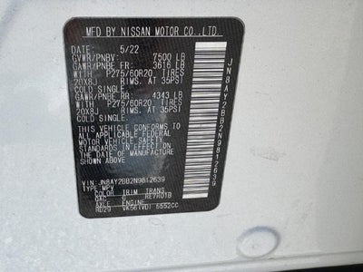 2022 Nissan Armada SL 4WD