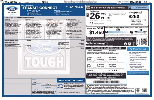 2019 Ford Transit Connect XLT