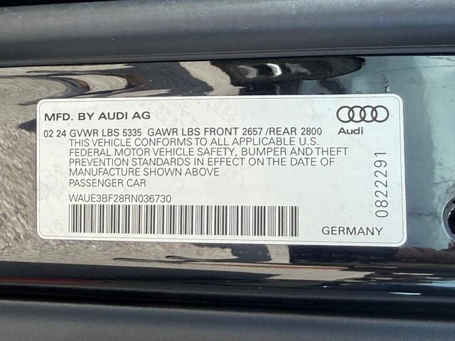 2024 Audi A6 Sedan Premium Plus 45 TFSI quattro S tronic