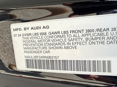 2024 Audi A6 Sedan Premium Plus 55 TFSI quattro S tronic