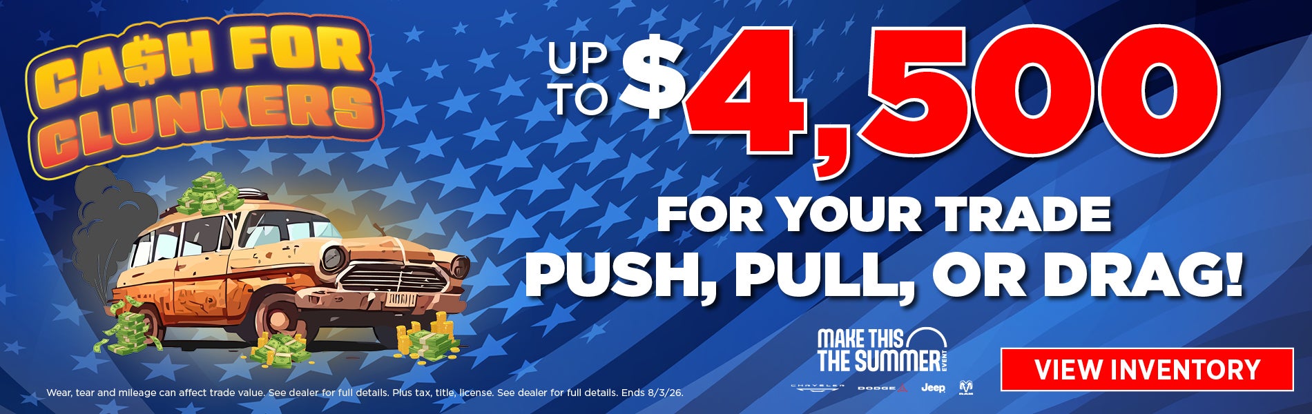 Get $4,500 More For Your Trade!