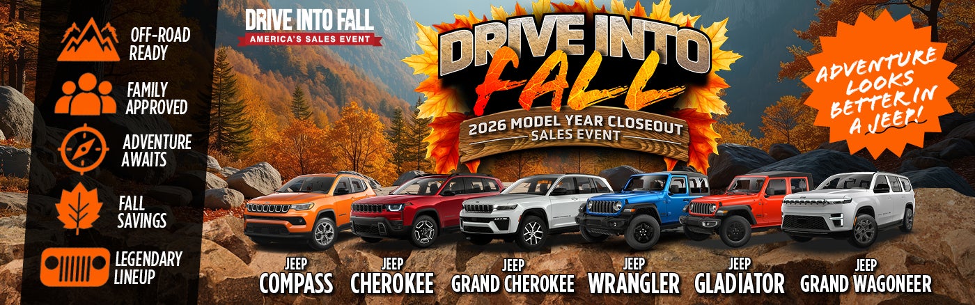 Drive into Fall 2026 Model Year Closeout